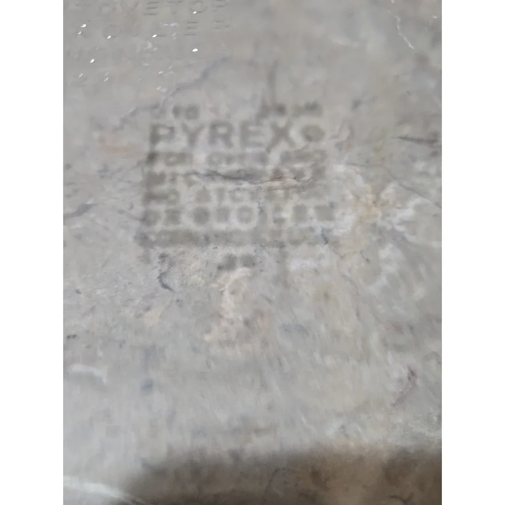 PYREX 210 Clear Glass Pie Dish 10